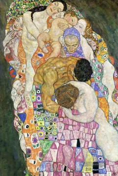 Tod und Leben Teil Gustav Klimt Ölgemälde